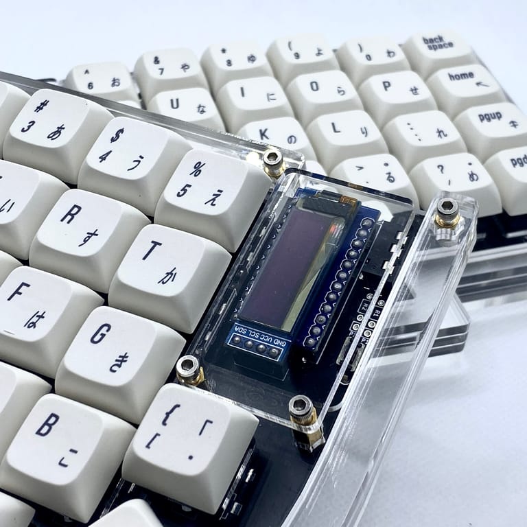 Lily58 Pro Stacked Acrylic Mid-Profile Case Kit - Image 4
